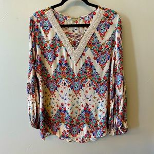Democracy XL peasant blouse
